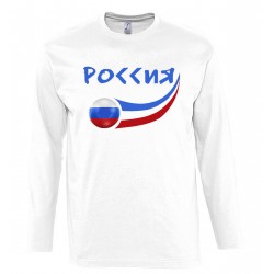 T-shirt Russie manches longues