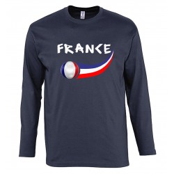 T-shirt France manches longues